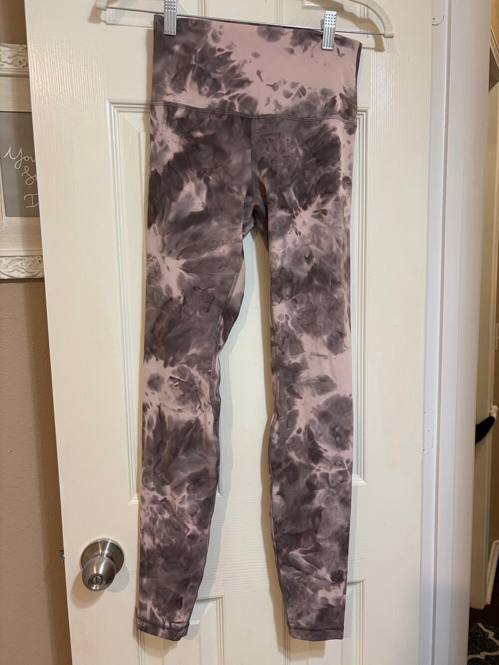 Lululemon Align High Rise Leggings Women’s 6 Diamond Dye Mauve Gray Yoga Pants